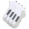 PUMA PUMA UNISEX BWT CUSHIONED QUARTER 2P whi Beyaz Unisex Çorap