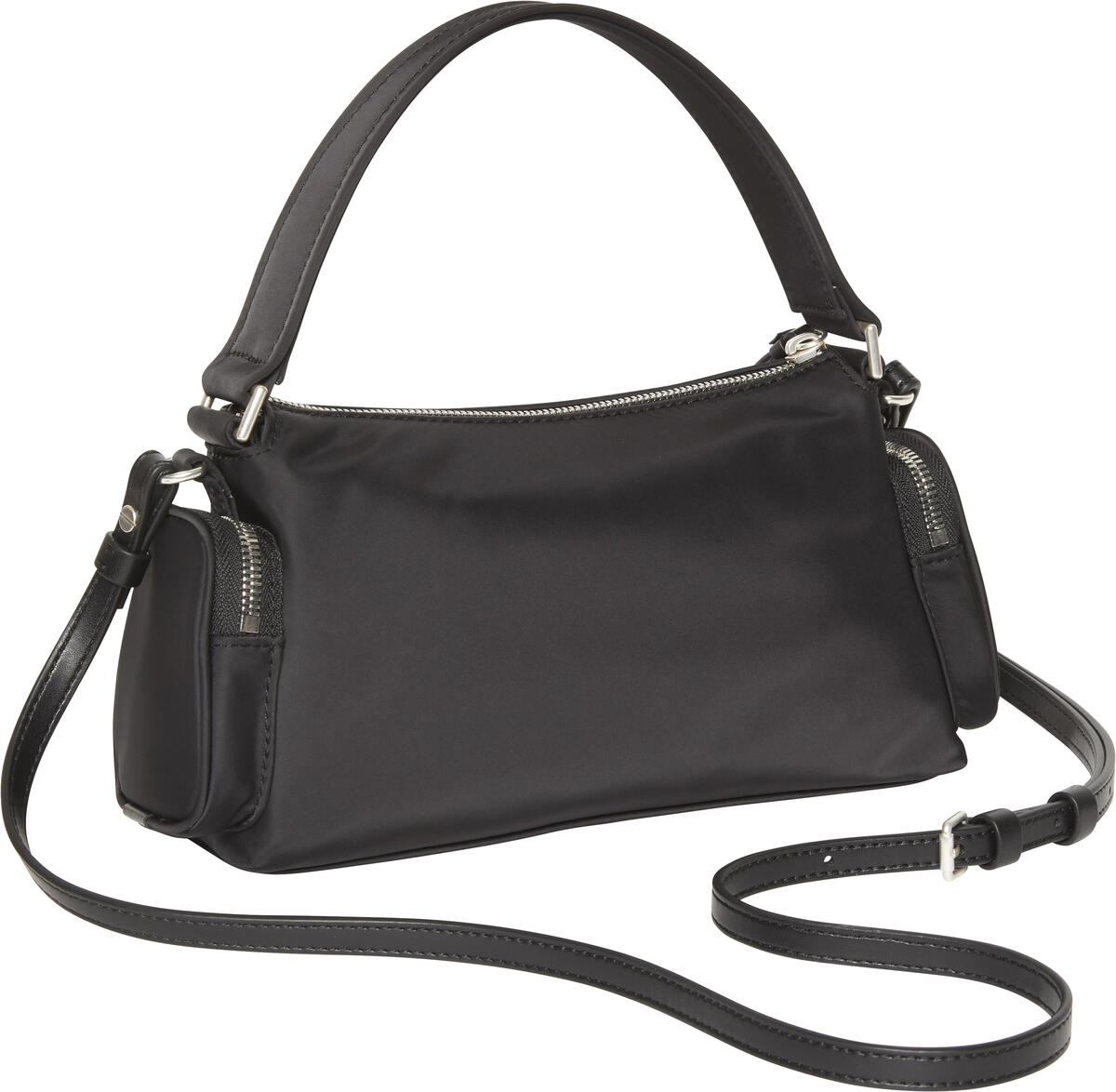 Calvin Klein POCKET NYLON BAG W/ STRAP Siyah Kadın El Çantası