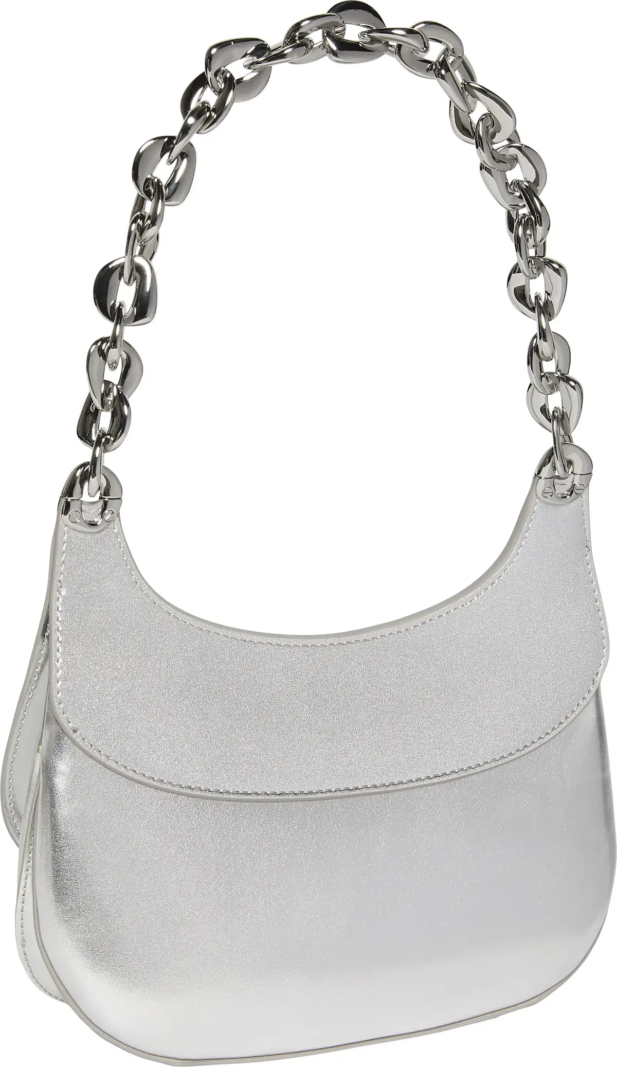 Calvin Klein  CHAIN SHOULDER BAG Kadın Siyah El Çanta