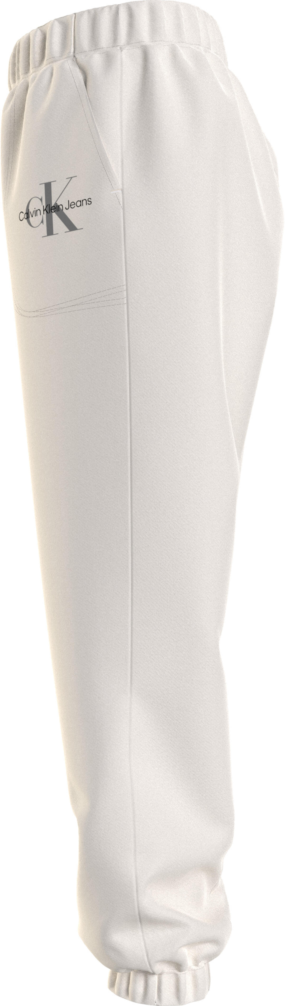 Calvin Klein MONOGRAM OFF PLACED Kadın Krem Eşofman Altı