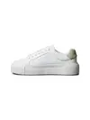 Calvin Klein FF CUPSOLE LACE UP L, 0K6 Beyaz Kadın Spor Ayakkabı & Sneaker