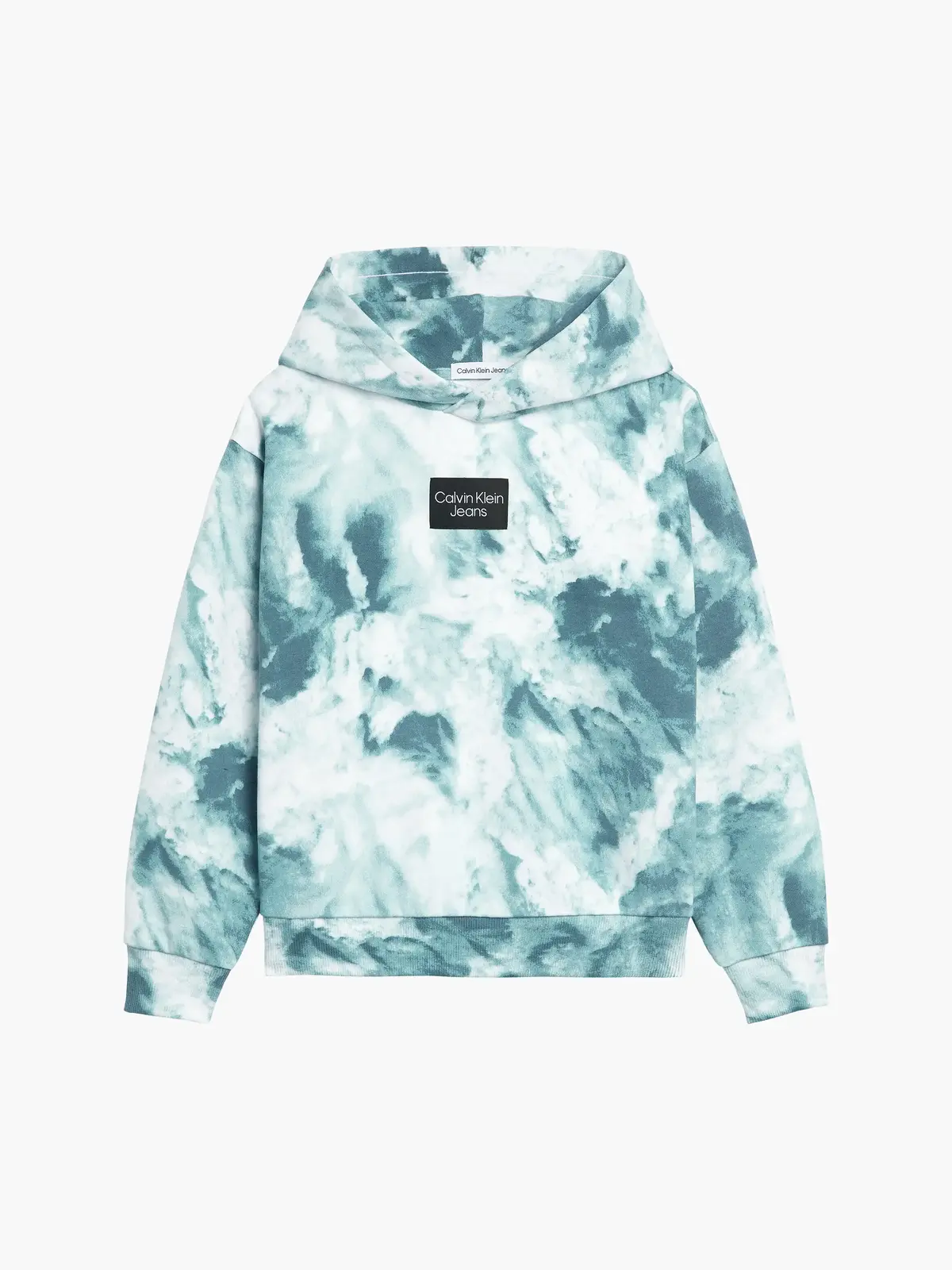 Calvin Klein TIE DYE AOP HOODIE Erkek Yeşil Hoodie