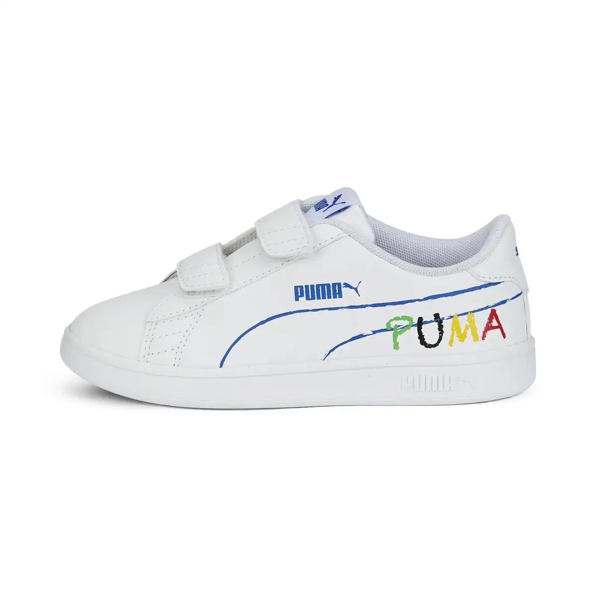Puma Smash V2 Home School V Ps Beyaz Çocuk Çocuk Günlük Spor Ayakkabı