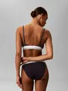 Calvin Klein LIGHTLY LINED TRIANG Hafif Astarlı Siyah Üçgen Bralet