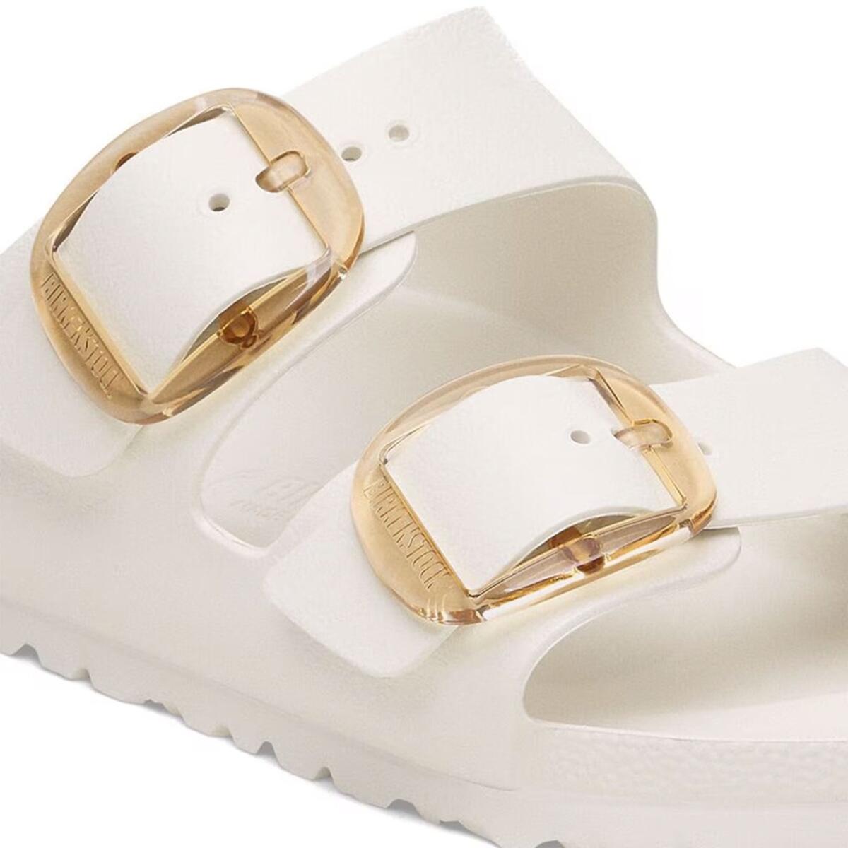 Birkenstock Arizona Eva Big Buckle Beyaz Kadın Plaj Terliği