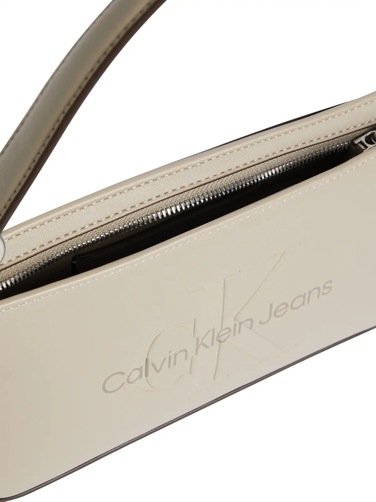 Calvin Klein SCULPTED SHOULDER PO, PBF Bej Kadın Çanta