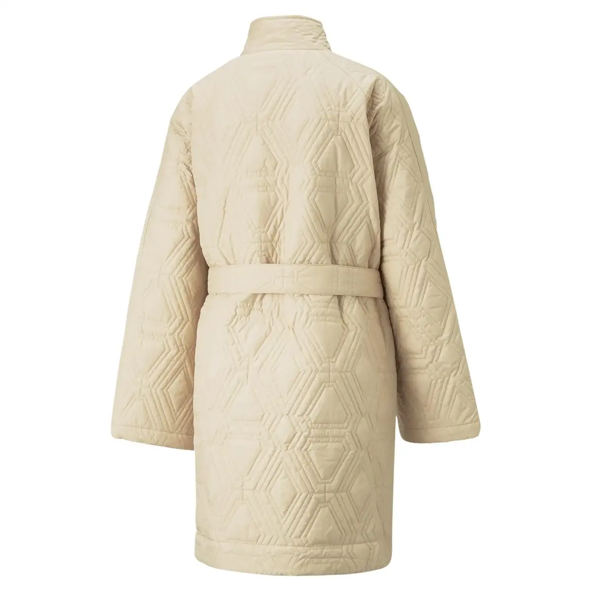 PUMA LUXE SPORT T7 AOP Robe Coat Bej Kadın Mont