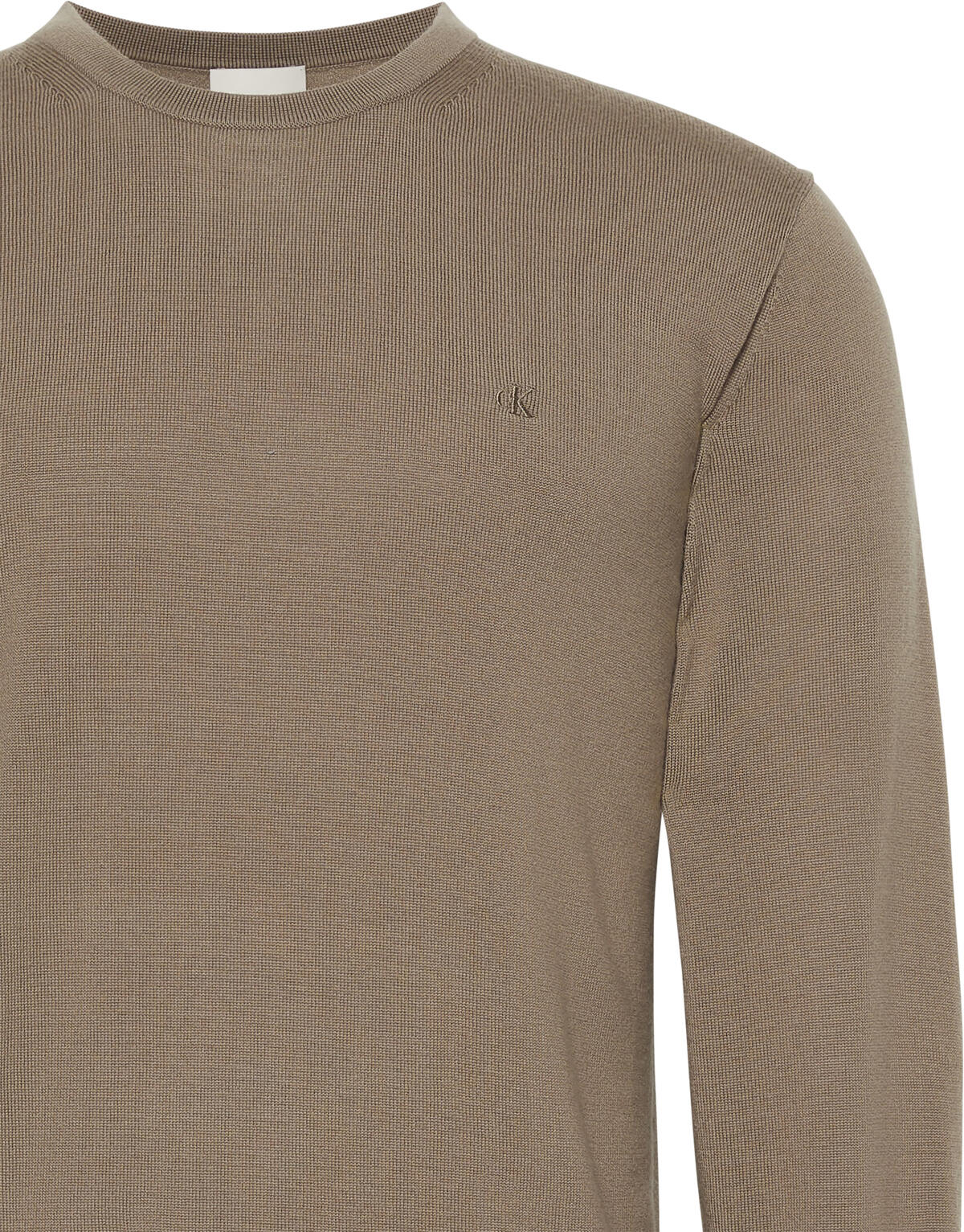 Calvin Klein LS 100% MERINO CREW 14GG Kahverengi Erkek Sweatshirt Calvin Klein LS 100% MERINO CREW 14GG Kahverengi Erkek Sweatshirt