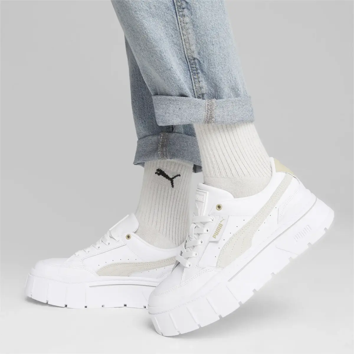 Puma Mayze Stack Wns Beyaz Kadın Günlük Spor Ayakkabı