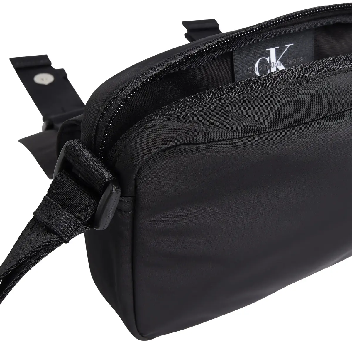 Calvin Klein OVER WEBBING CAMERA Erkek Siyah Omuz Çanta