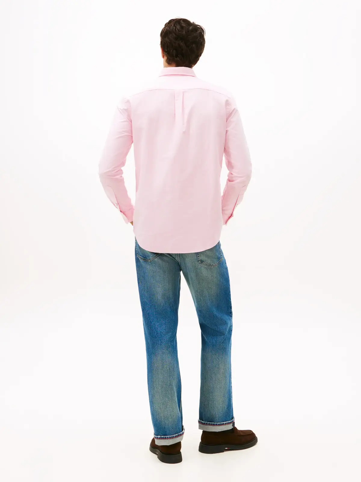 Tommy Hilfiger SOLID HERITAGE OXFOR, TOL Pembe Erkek Gömlek