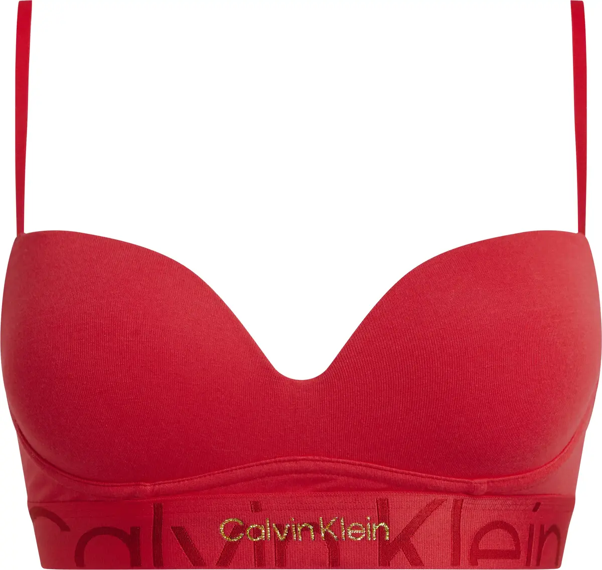 Calvin Klein PUSH UP BRALETTE (WF Kadın Kırmızı Bralet