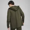 Puma EVOSTRIPE Full-Zip Hoodie Yeşil Erkek Sweatshirt