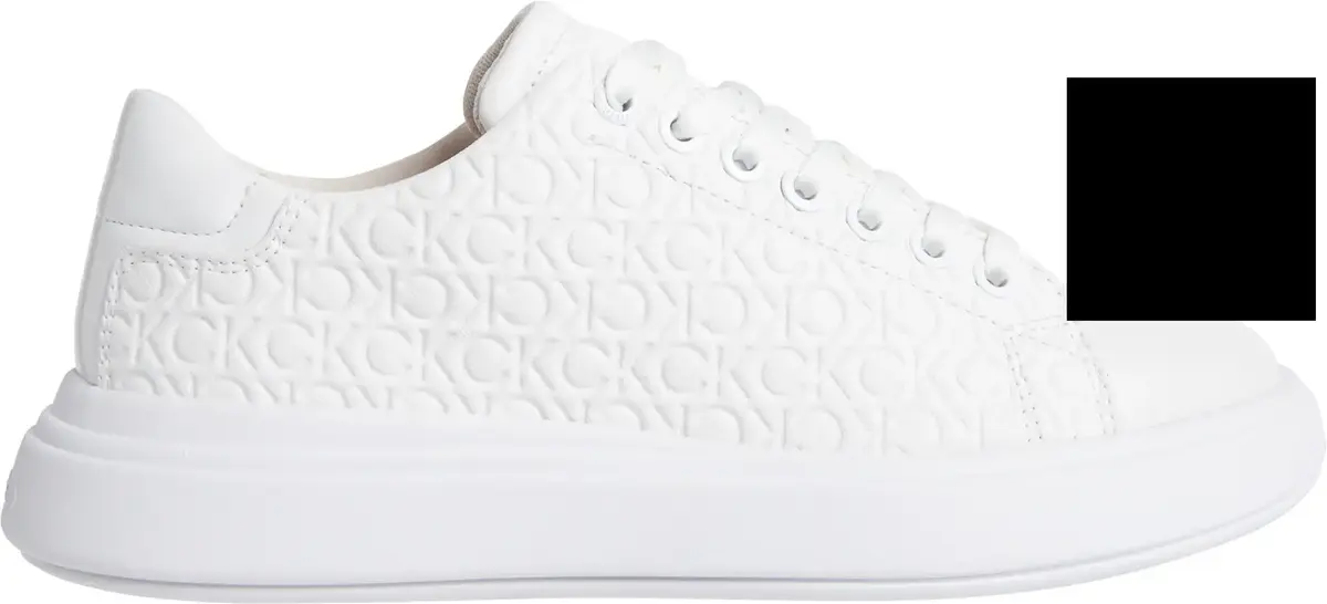 Calvin Klein CUPSOLE LACE UP SAFF Kadın Siyah Günlük Spor Ayakkabı
