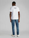Calvin Klein TYPEFACE GRAPHIC TEE Beyaz Erkek Tişört