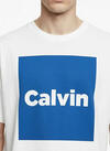 Calvin Klein SS 16S IO CALVIN BOX Beyaz Erkek T-Shirt