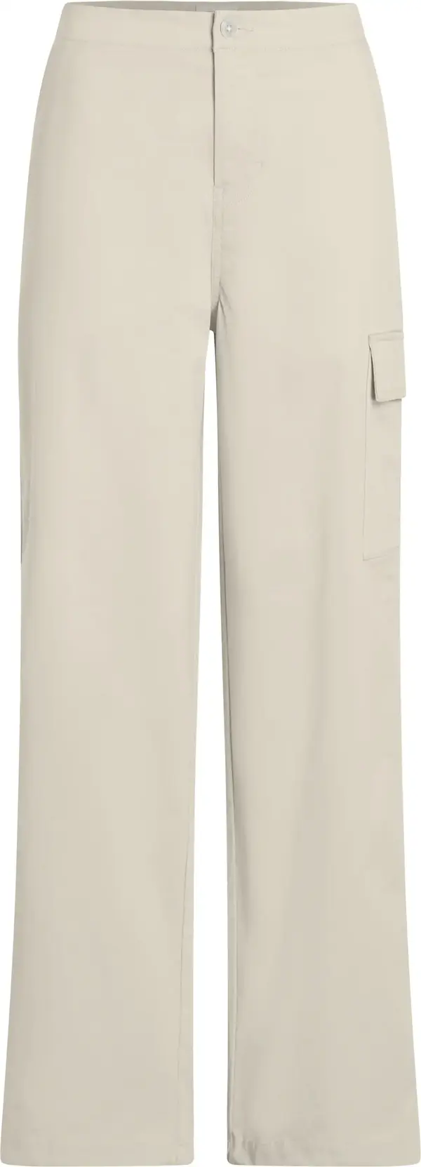 Calvin Klein BRUSHED COTTON CARGO Kadın Bej Pantolon