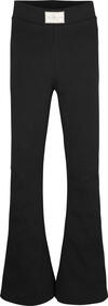 Calvin Klein RIB FLARE PANTS Kadın Siyah Geniş Paça Pantolon