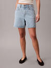 Calvin Klein 90S 6 IN SHORT NEEDL, 3U8, 25 Kadın Mavi Kot Şort
