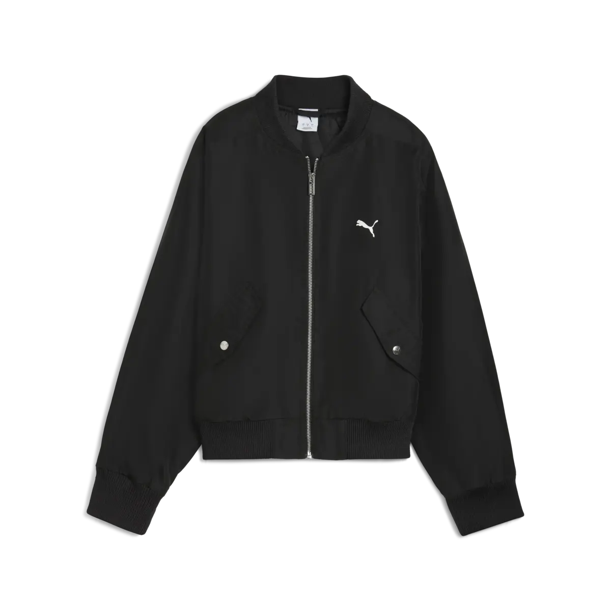 Puma T7 Satin Bomber Jacket Siyah Kadın Ceket