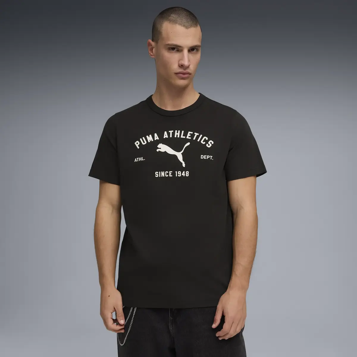 Puma CLASS Graphic Tee Siyah Erkek T-Shirt & Polo