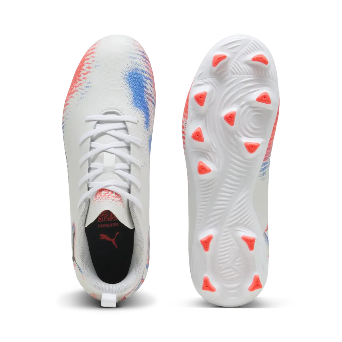 Puma FUTURE 8 PLAY FG/AG Jr Beyaz Erkek Çocuk Krampon
