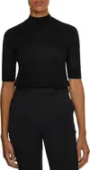 Calvin Klein EXTRA FINE WOOL HS M Kadın Siyah Kazak
