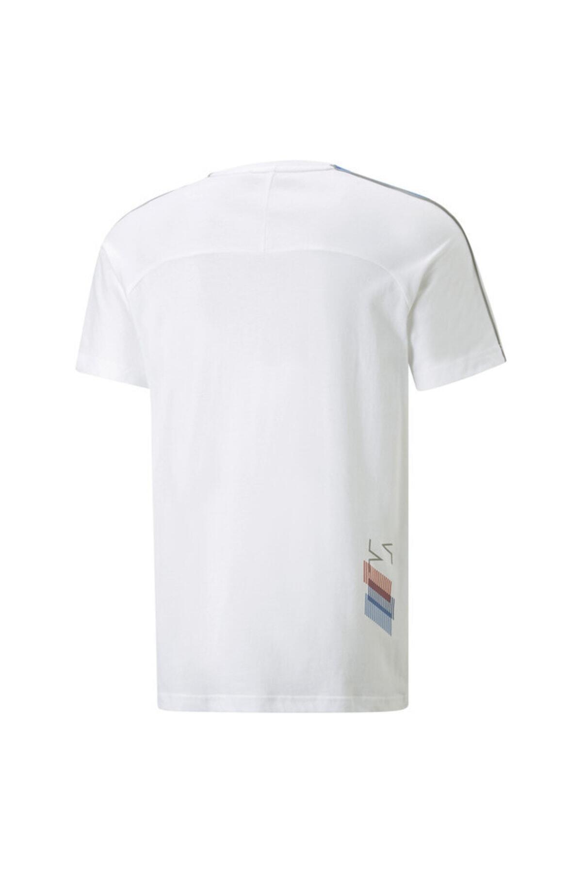 Puma Bmw Mms Mt7 Tee Beyaz Erkek T-Shirt