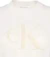 Calvin Klein CHUNKY COTTON GRAPHIC VEST Kadın Beyaz T-Shirt