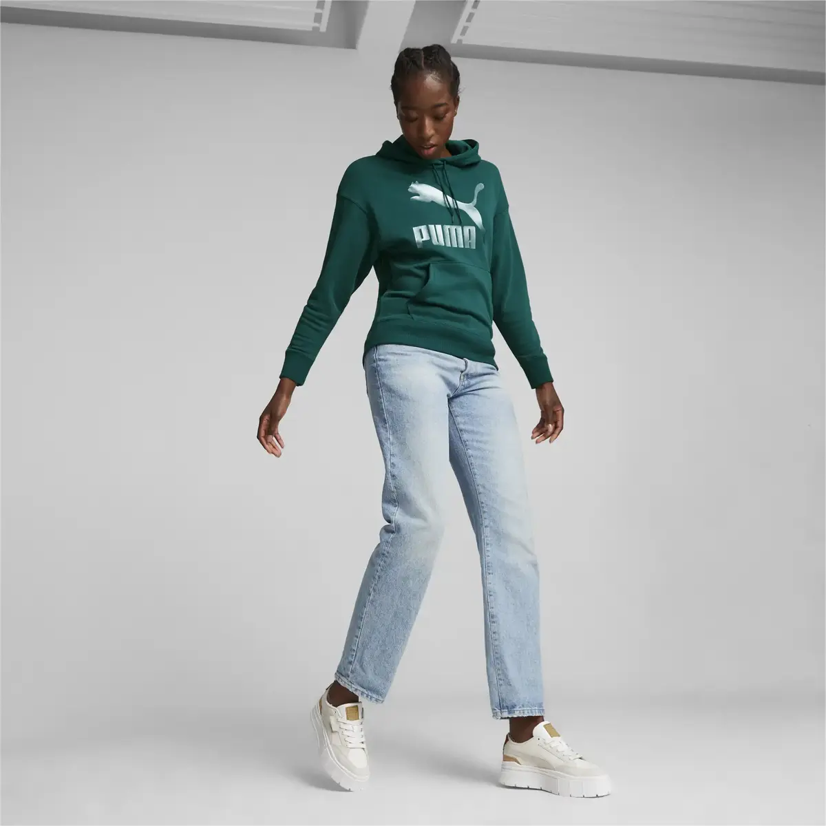 Puma Mayze Stack Luxe Wns Beyaz Kadın Günlük Spor Ayakkabı