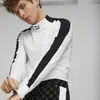 Puma T7 Mock Neck Beyaz Erkek Sweatshirt