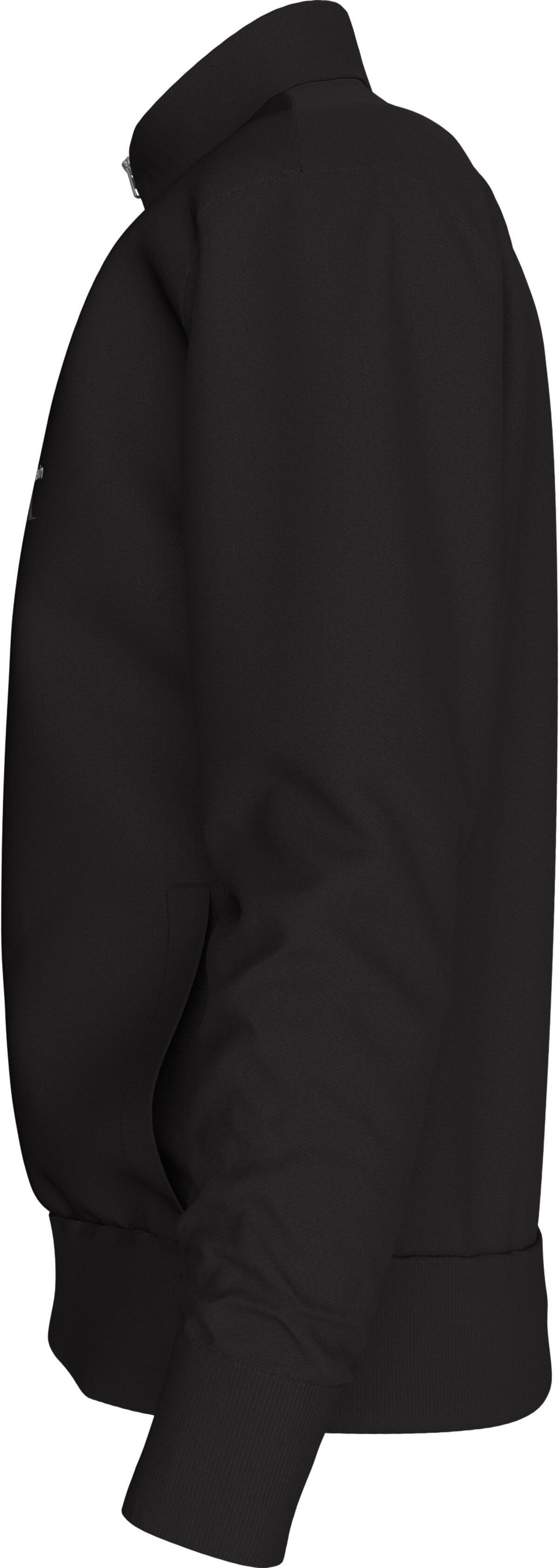 Calvin Klein LS EU 350TERRY MICRO MONOLOGO QT Siyah Erkek Sweatshirt