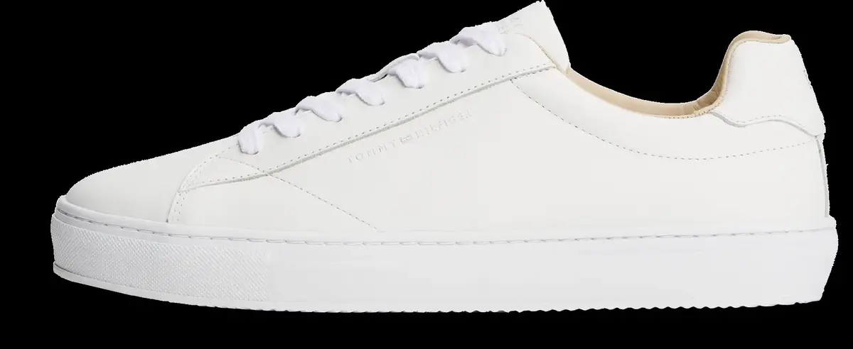 Tommy Hilfiger PREMIUM CUPSOLE LEAT, YBS Beyaz Erkek Spor Ayakkabı & Sneaker