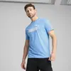 PUMA ESS No. 1 Logo Tee Mavi Erkek T-Shirt