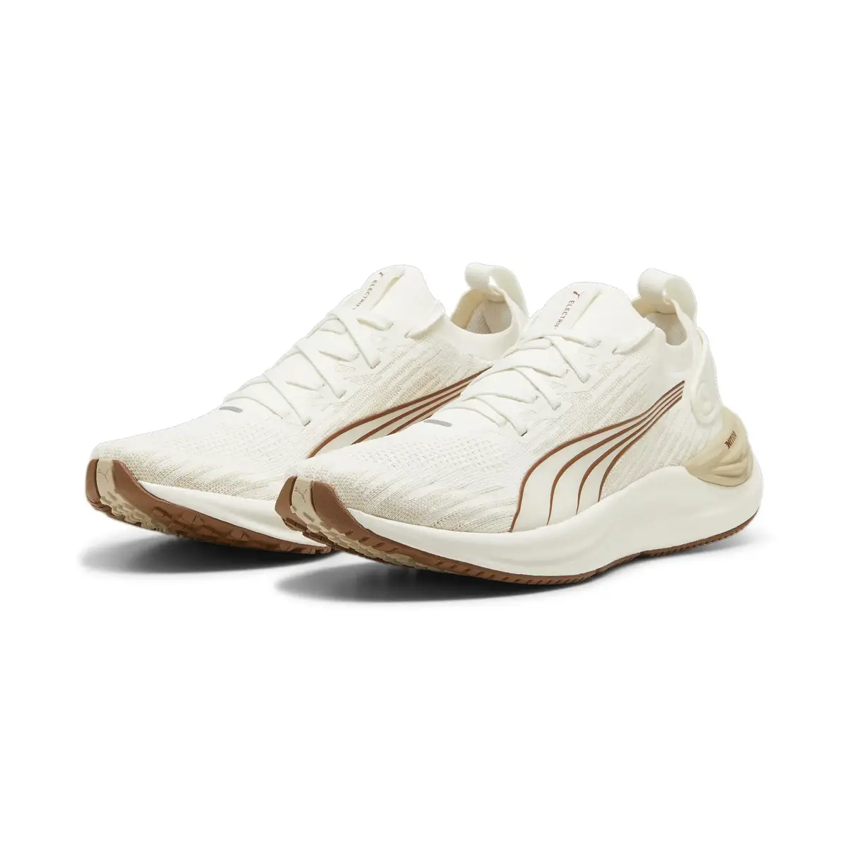Puma Electrify Nitro 3 Knit Wns Beyaz Kadın Yürüyüş ve Koşu Ayakkabısı