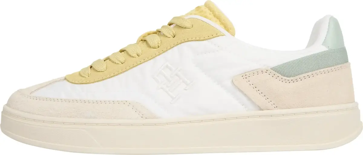 Tommy Hilfiger TH HERITAGE SNEAKER, ACJ Krem Kadın Spor Ayakkabı & Sneaker