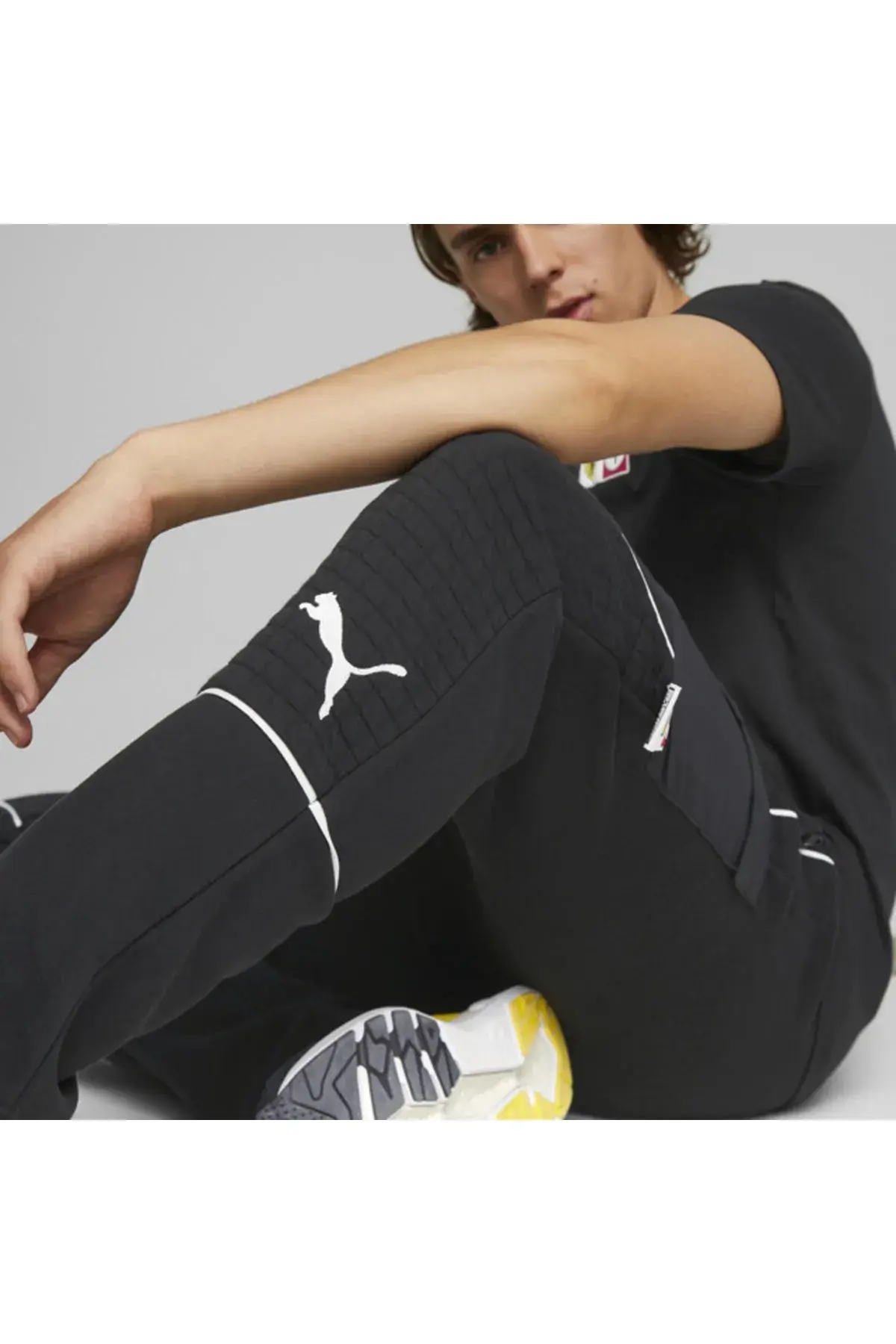 Puma Ferrari Race Statement Pants Siyah Erkek Eşofman Altı