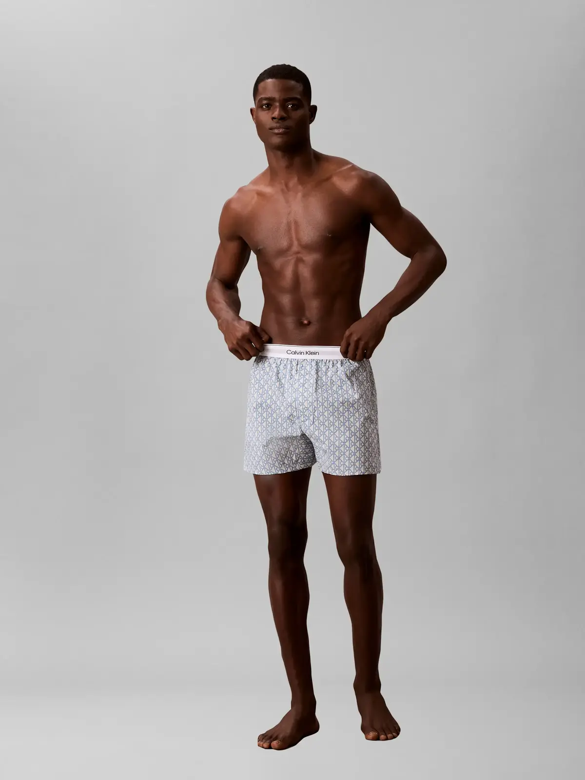 Calvin Klein BOXER TRAD Mavi Boxer Şort