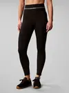 Calvin Klein ICON SPORT WIDE WB 7, UB1 Siyah Kadın Tayt