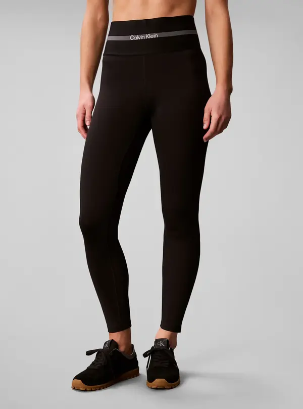 Calvin Klein ICON SPORT WIDE WB 7, UB1 Siyah Kadın Tayt