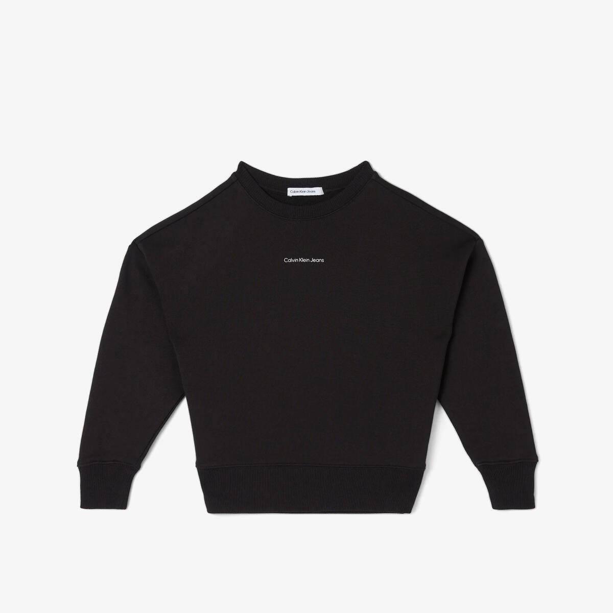 Calvin Klein MONOGRAM GRIDS PLACE, BEH Çocuk Siyah Sweatshirt