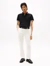 Tommy Hilfiger CUFF INTEREST SLIM F, BDS Siyah Erkek Polo Yaka T-Shirt
