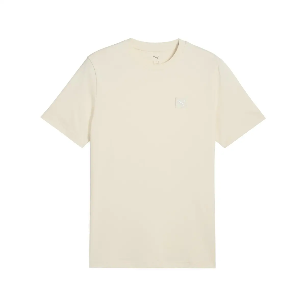 Puma ESS ELEVATED Tee Krem Erkek T-Shirt