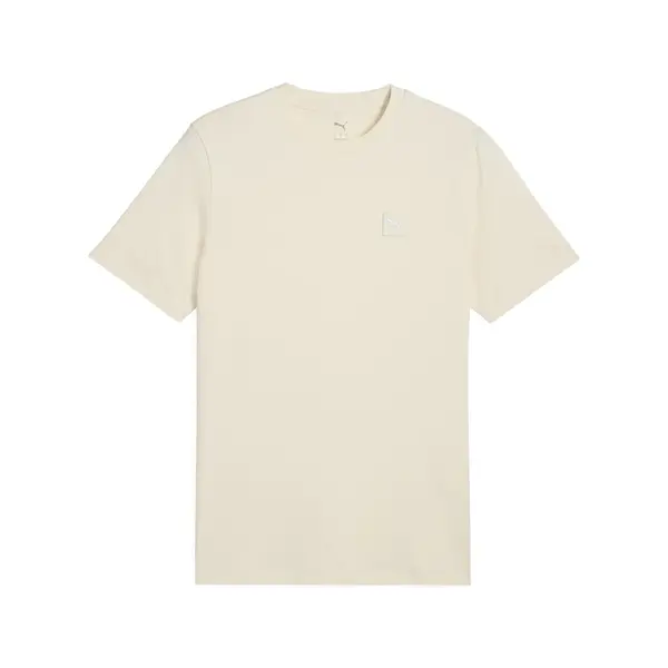Puma ESS ELEVATED Tee Krem Erkek T-Shirt
