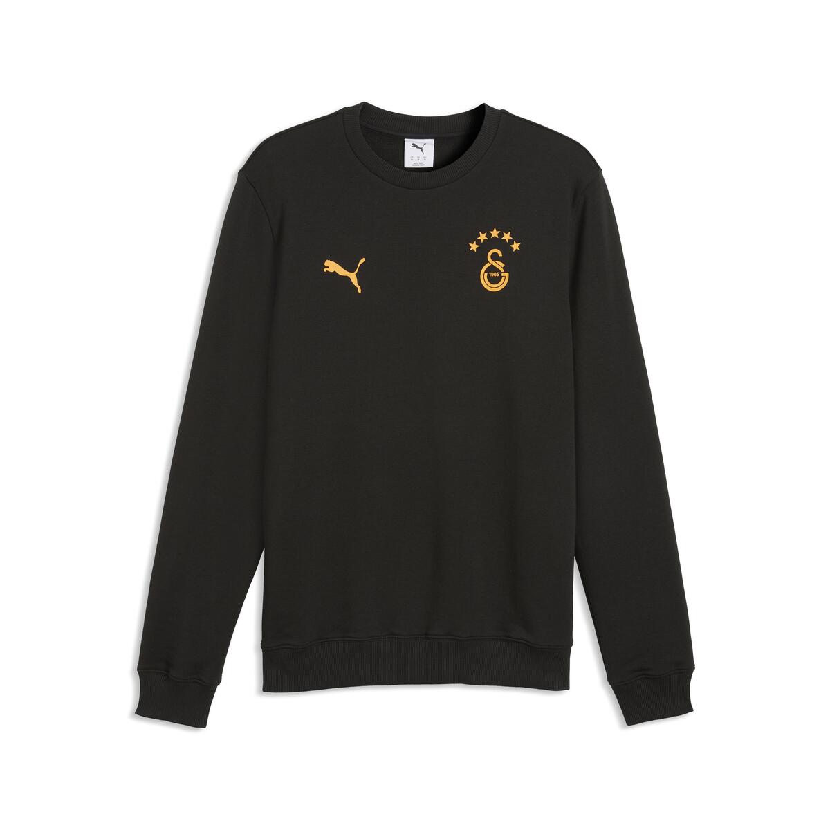 Puma GSK FtblESS Crew Sweat TR GALATASARAY FtblESSENTIALS Erkek SWEATSHIRT
