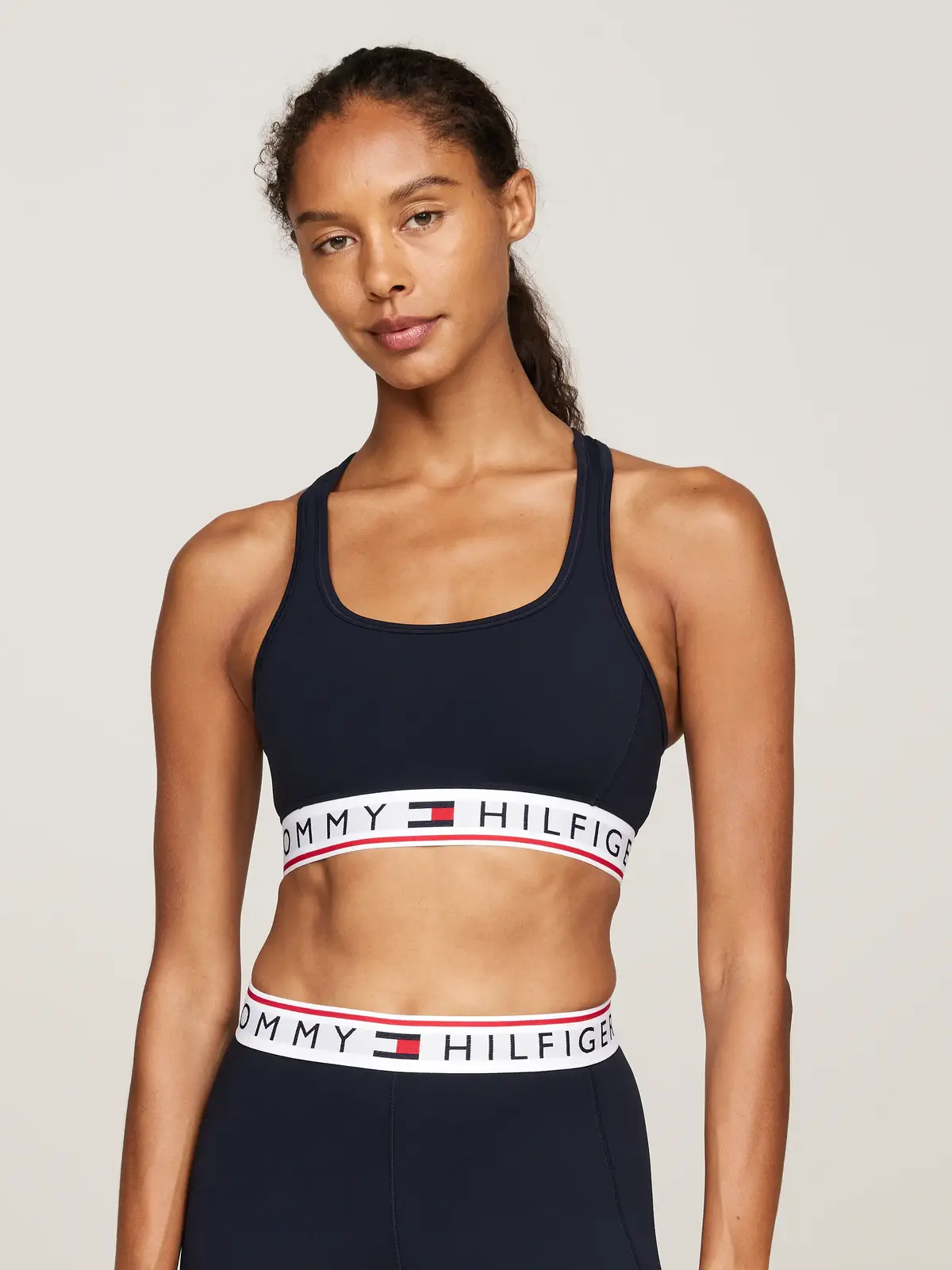 Tommy Hilfiger ESSENTIALS LOW INT T Kadın Siyah Tayt