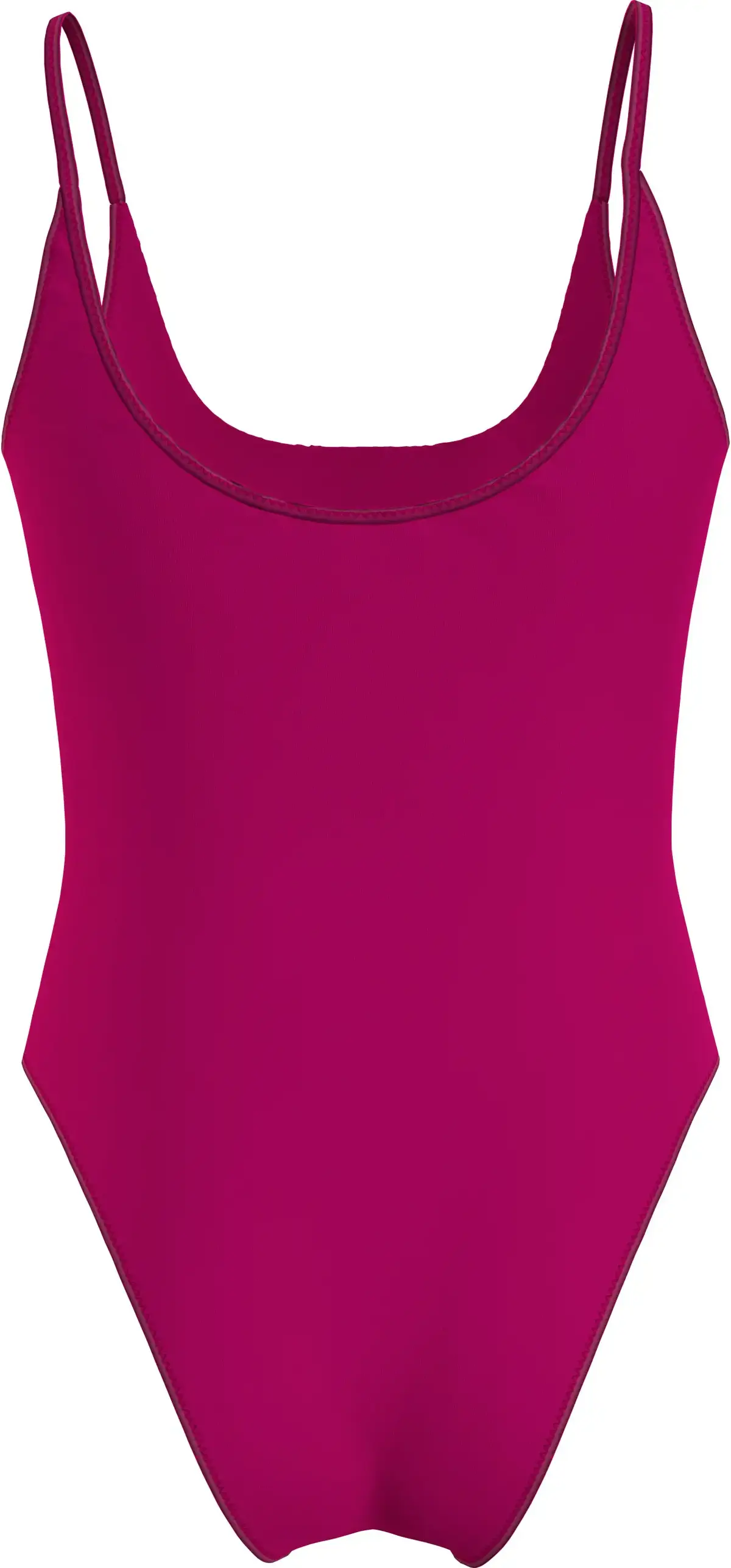 Calvin Klein SCOOP BACK ONE PIECE Kadın Pembe Mayo