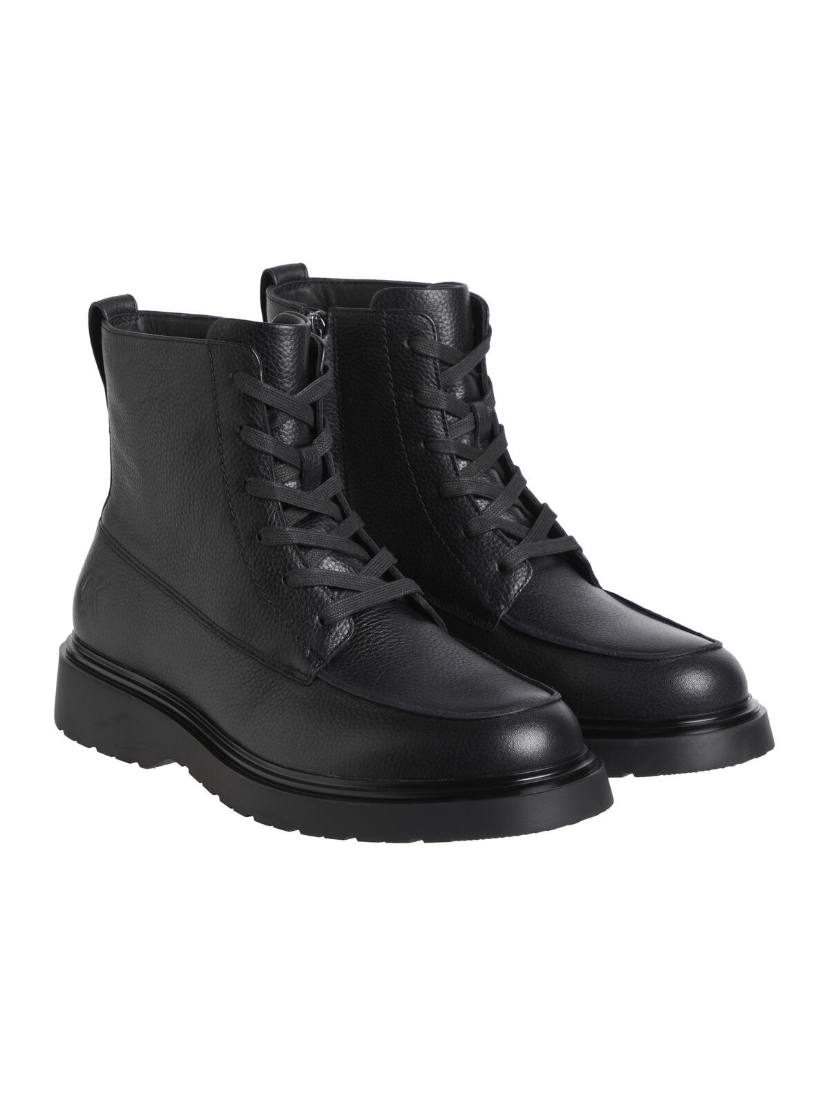 Calvin Klein COMBAT ESS LACE UP APRON LTH W Siyah Erkek Bot Calvin Klein COMBAT ESS LACE UP APRON LTH W Siyah Erkek Bot