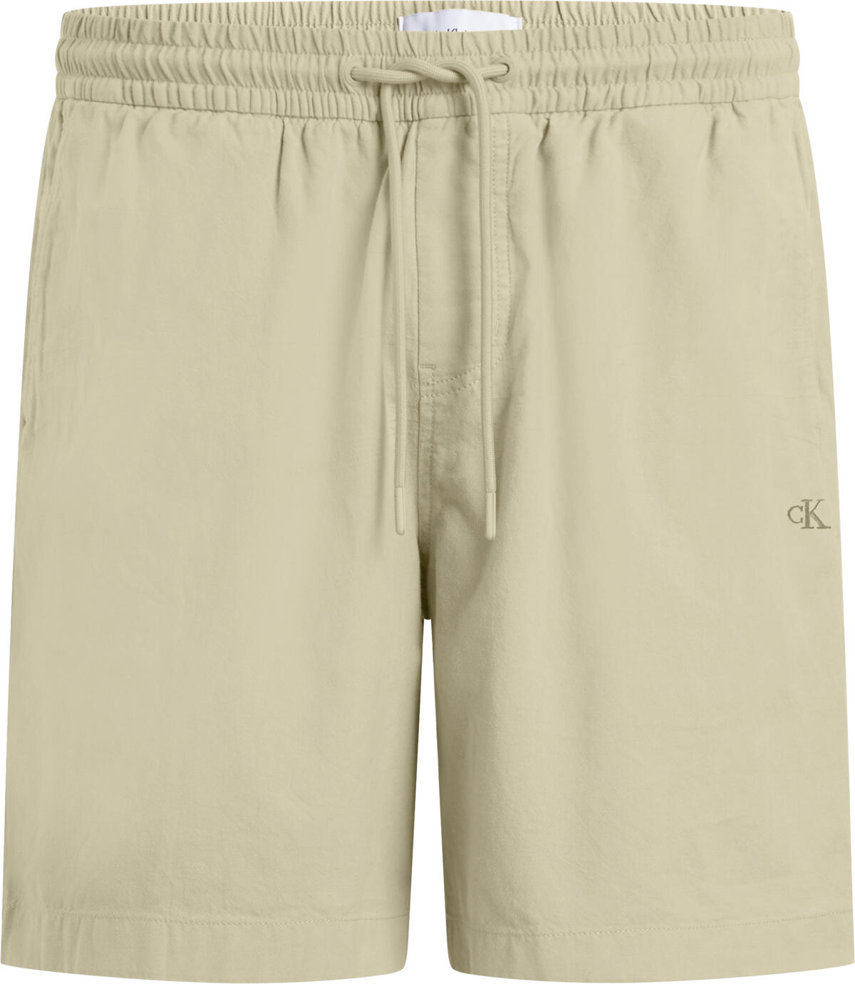 Calvin Klein TEXTURED COTTON SHOR Erkek Krem Şort