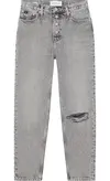 Calvin Klein MOM JEAN Kadın Gri Kot Pantolon
